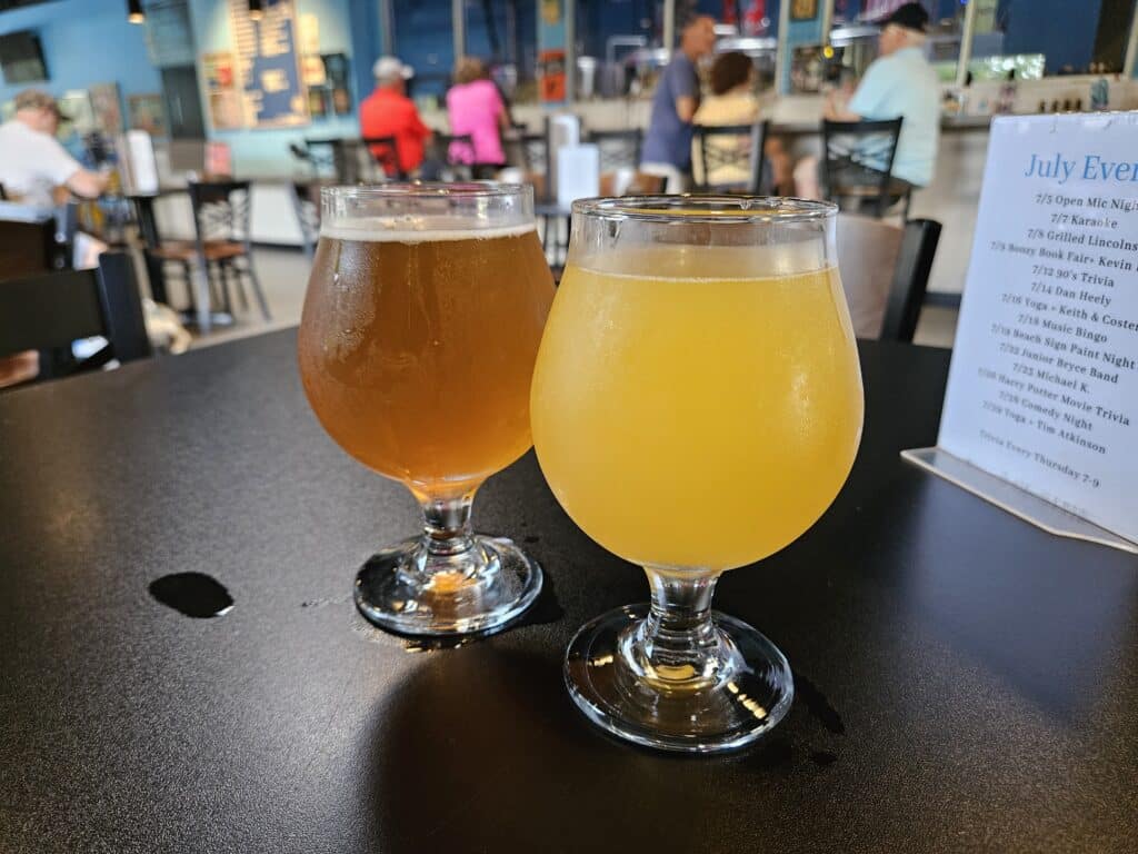 Say it to Me Saison and Shakedown Shandy