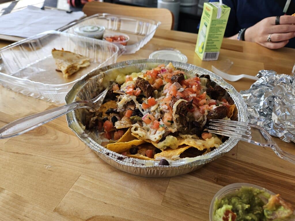 Nachos from Howling Wolf Taqueria